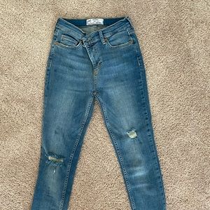 Free People Raw Hem Jeans Size 26